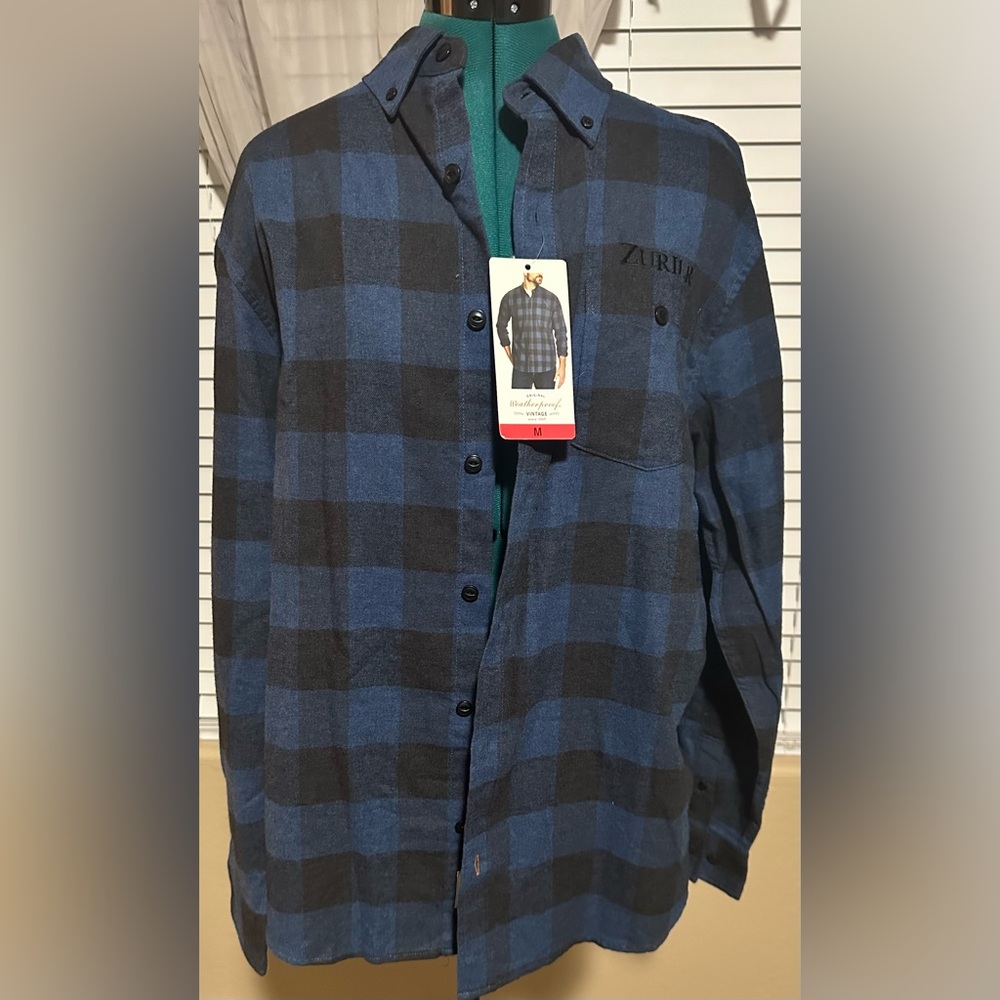 NWT Original Weatherproof Vintage Men’s Flannel Shirt - Size Medium